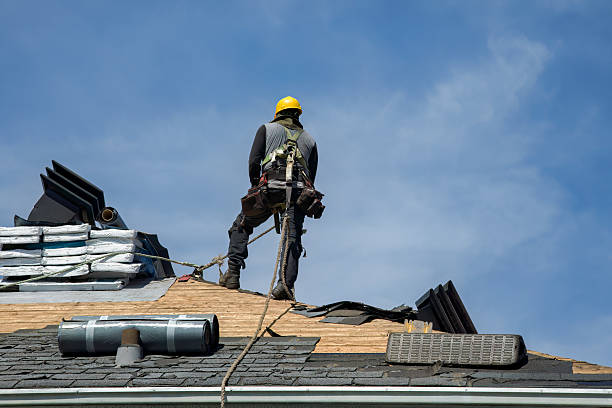 Professional Roof Installation technician working in Exeter, PA